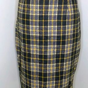 Tatyana plaid wiggle skirt - Medium.